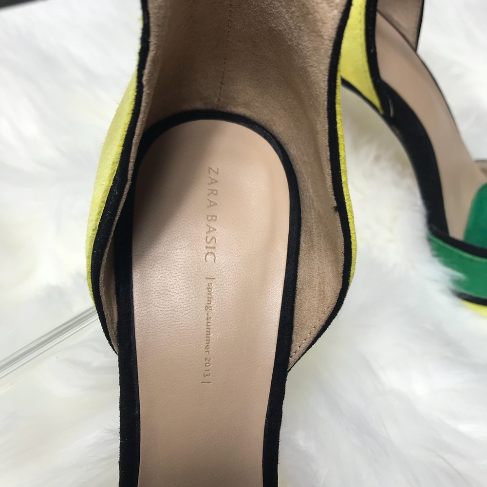 Zara Color Block Heels - Picture 5 of 8